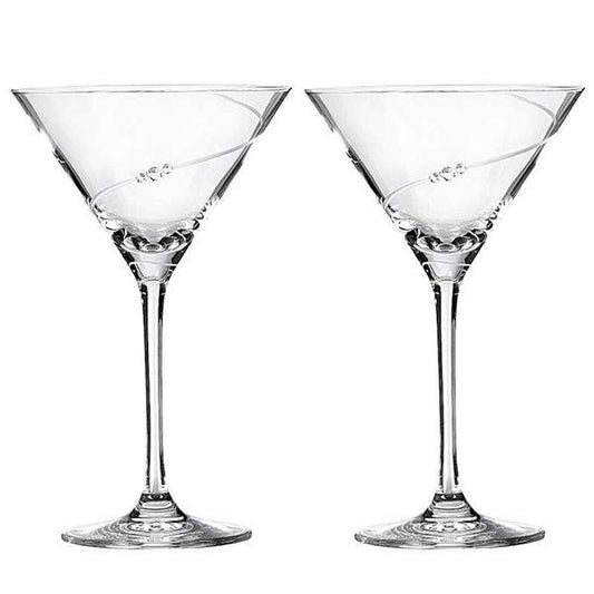 MATRIVO's New Pen Cocktail Glasses Adorned with Swarovski Crystals - Set of 2 Pieces - AlpsDiscovery