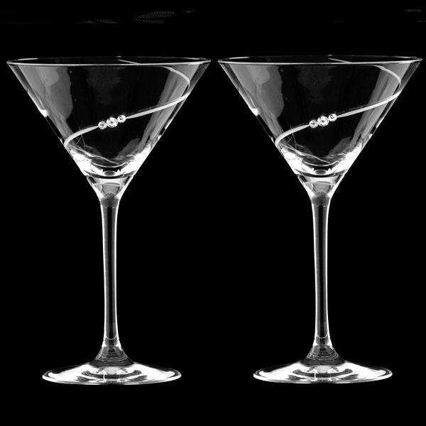 MATRIVO's New Pen Cocktail Glasses Adorned with Swarovski Crystals - Set of 2 Pieces - AlpsDiscovery