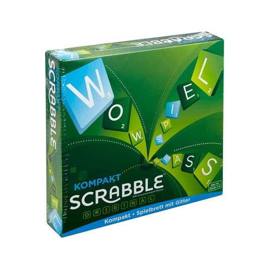 MATTEL GAMES - Scrabble Compact - Leuk Woordspel Wanneer Dan Ook! 🅰️📚✨