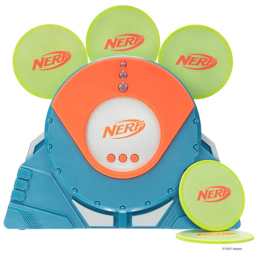 Jazwares - Lanzador de Discos Skeet NERF - ¡Libera Diversión y Emoción! 🎯🚀