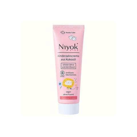 Niyok - Kids Toothpaste with Coconut Oil - Fruity Protection 🌸🍓