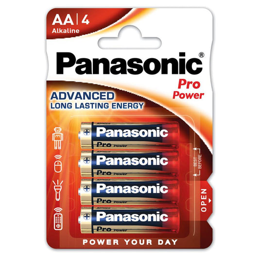 PANASONIC - AA Batteries, 4-Pack - Long-Lasting Power 🔋