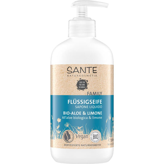 Sante - Organic Aloe & Lemon Liquid Soap - Refresh and Energize 🌿🍋