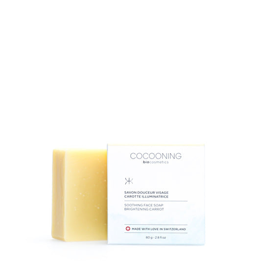 Cocooning Biocosmetics - Sabão Facial Iluminador de Cenoura - Pele Radiante Todos os Dias 🥕✨