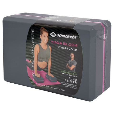 SCHILDKRÖT FITNESS - Yoga Block Grey - Ultimate Support for Yoga & Pilates 🧘‍♀️🧘‍♂️