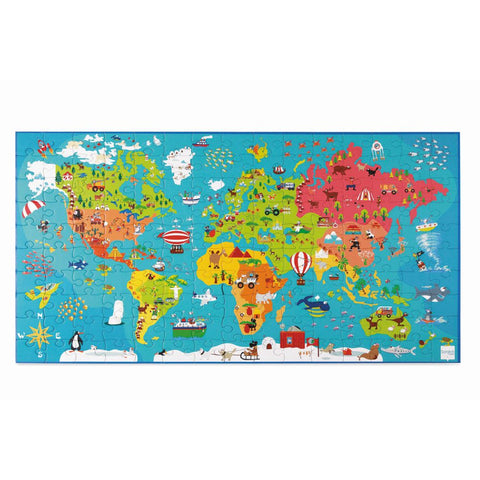 Scratch - Puzzle XXL World Map 150 Pieces 🌍✨ Scratch