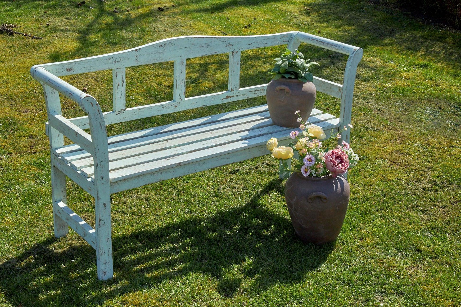 Sjælsø Nordic BEAUTIFUL BENCH MADE OF RECYCLED WOOD, GREEN - AlpsDiscovery