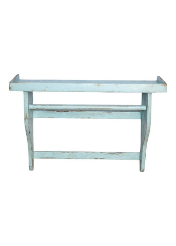 Sjælsø Nordic BLUE WOODEN SHELF MADE OF RECYCLED WOOD - Set of 2 - AlpsDiscovery