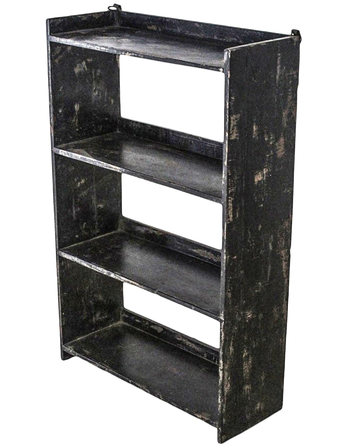 Sjælsø Nordic BOOKCASE MADE OF RECYCLED WOOD, BLACK. - AlpsDiscovery