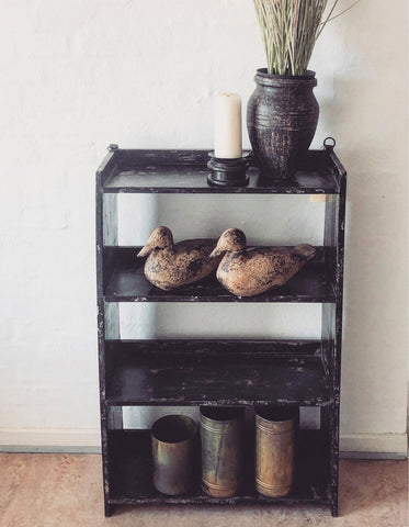 Sjælsø Nordic BOOKCASE MADE OF RECYCLED WOOD, BLACK. - AlpsDiscovery