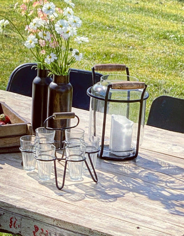 Sjælsø Nordic GLASS - LANTERN - Set of 4 - AlpsDiscovery