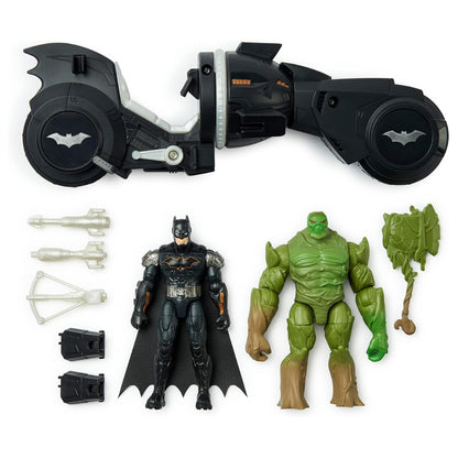 Spin Master - Batman Batcycle avec Figurines - Une Épique Action Héroïque Vous Attend ! 🦇💥