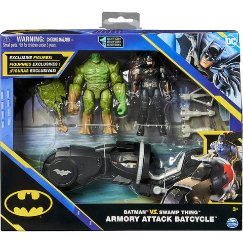 Spin Master - Batman Batcycle avec Figurines - Une Épique Action Héroïque Vous Attend ! 🦇💥