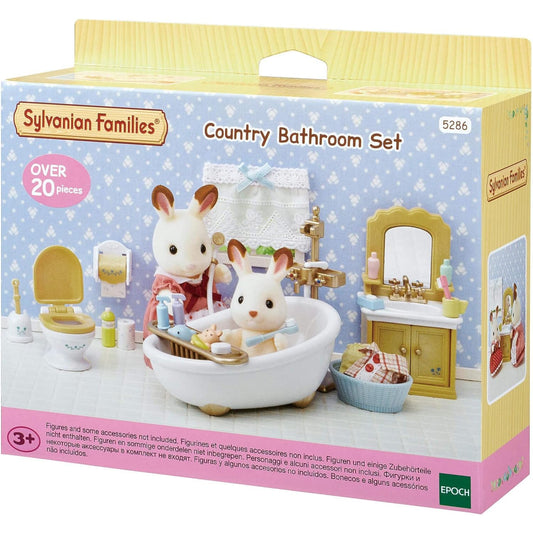 Epoch - Sylvanian Families Country Bathroom Set - Przytulny urok dla domków dla lalek 🏡✨