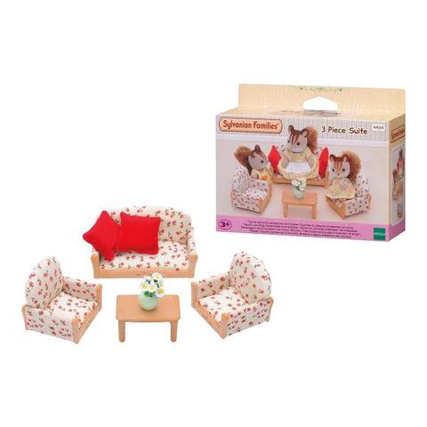 Epoch - Sylvanian Families 3-częściowy komplet - Przytulna radość w domku dla lalek! 🛋️🌸