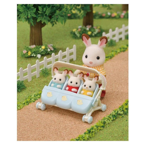 Epoch - Sylvanian Families Trio Barnevogn - Koselige Eventyr Venter! 🍼✨