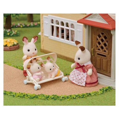 Epoch - Sylvanian Families Trio Barnevogn - Koselige Eventyr Venter! 🍼✨