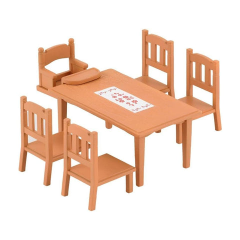 Epoch - Sylvanian Families Spisesæt - Skab Charmerende Familieøjeblikke 🍽️🐰