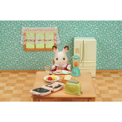 Epoch - Sylvanian Families Ensemble de jeu petit-déjeuner - Essentiels matinaux amusants 🐰🍞✨