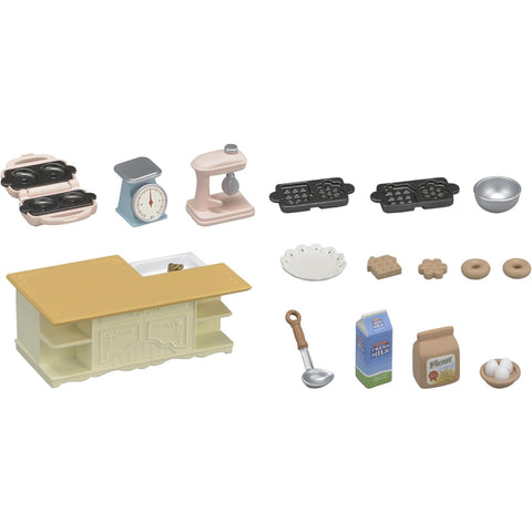 Epoch - Sylvanian Families Wyspa Kuchenną - Czarujący Zestaw Mini Szefa Kuchni! 🍽️✨