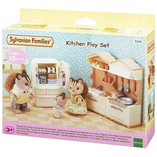 Epoch - Sylvanian Families Zestaw do zabawy w kuchnię - Uroczy dodatek do domku dla lalek 🍽️🏡✨