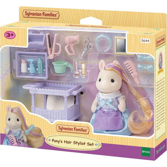 Epoch - Zestaw Fryzjera Kucyków Sylvanian Families - Wnieś Radość i Kreatywność! 🐴✨