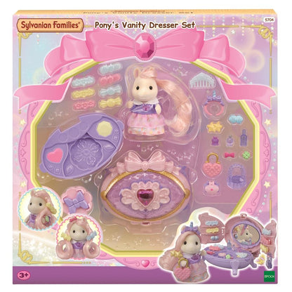 Epoch - Sylvanian Families Pony's Vanity Dresser Set - Spar Kreativiteten! 🎀✨