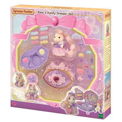 Epoch - Sylvanian Families Pony's Vanity Dresser Set - Spar Kreativiteten! 🎀✨