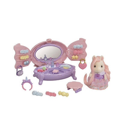 Epoch - Sylvanian Families Pony's Vanity Dresser Set - Spar Kreativiteten! 🎀✨