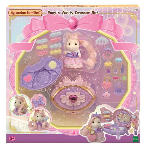 Epoch - Sylvanian Families Pony's Vanity Dresser Set - Spar Kreativiteten! 🎀✨