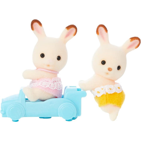 Epoch - Sylvanian Families Chokolade Kanin Tvillinger - Bedårende Sjov for Børn! 🐰🍫