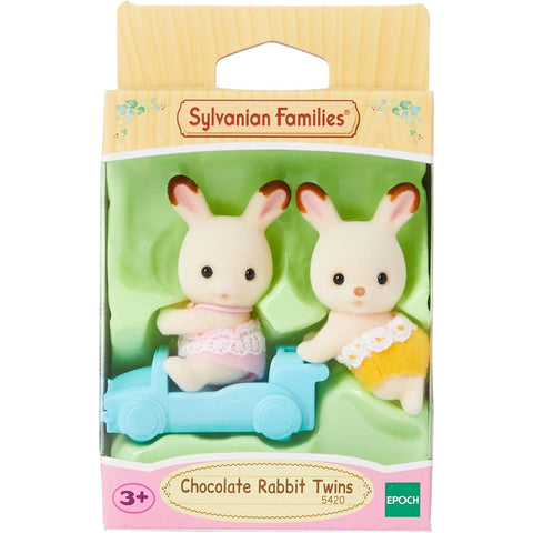 Epoch - Sylvanian Families Chokolade Kanin Tvillinger - Bedårende Sjov for Børn! 🐰🍫
