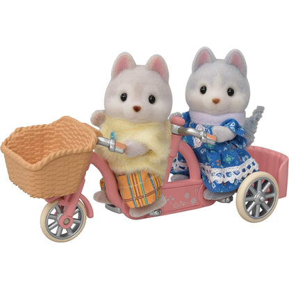 Епоха - Сет для tandem cycling Sylvanian Families - Пригода щенят хаскі! 🚲🐾