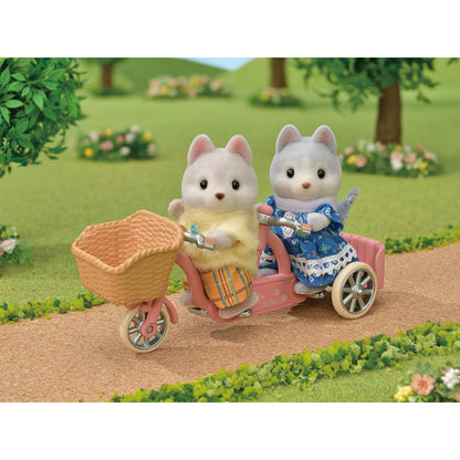 Епоха - Сет для tandem cycling Sylvanian Families - Пригода щенят хаскі! 🚲🐾