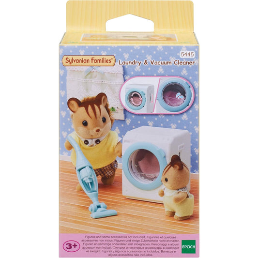 Epoch - Sylvanian Families Pralnia i Odkurzacz - Zabawa w Wyobrażaniu! 🧼🧹✨