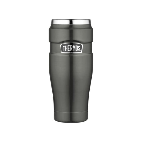 Thermos - Tasse Isolée Acier Inoxydable Roi Gris 0,47 lt - Gardez Vos Boissons Chaudes ou Froides ! ☕❄️