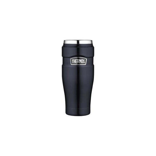 Thermos - Tazza Isolata Acciaio Inossidabile Re A Mezzanotte Blu 0.47L - Tieni le tue Bevande Calde e Fresche! ☕️❄️