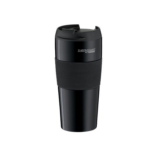 Thermos - Insulated Mug ThermoPro 0.4 l Stainless Steel Black - Stay Hot & Stylish! ☕️🔥