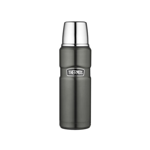 Thermos - Bouteille isotherme Acier inoxydable Roi Gris 0,47 lt - Restez hydraté, l'aventure vous attend ! 💧🥤