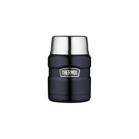 Thermos - Contenitore per Alimenti Acciaio Inossidabile King Blu Mezzanotte 0,47L - Mantieni il Cibo Fresco e di Stile! 🚀🥗