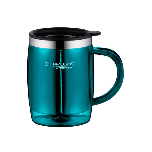 Thermos - Drinking Cup Desktop Mug Teal - Sip in Style ☕💧✨