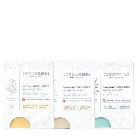 Cocooning Biocosmetics - Triopack Sabonete Corporal - Oásis de Banho Supremo 🛁💆‍♀️💚