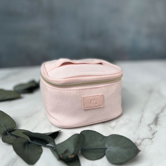 Cocooning Biocosmetics - Pink Square Case - Eco-Friendly Beauty Organizer 🌿💄