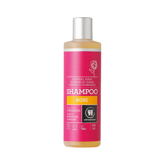 URTEKRAM - Rose Shampoo for Normal Hair - Hydration & Fresh Scent 🌹✨