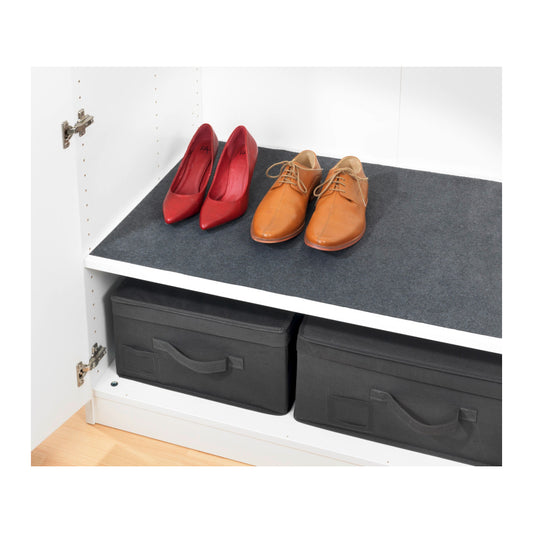 Wenko - Anti-slip Protective Mat Felt, Anthracite - Elevate Safety & Style in Your Home! 🛡️✨