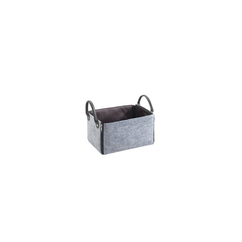 Wenko - Storage Basket Felt Brown M - Stylish Organization Made Easy! 🧺✨