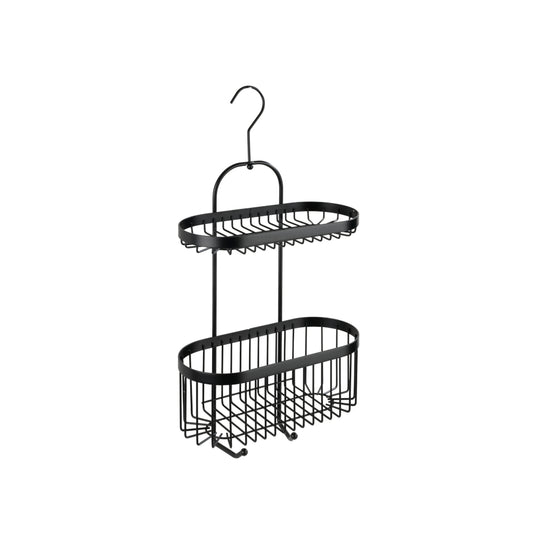 Wenko - Bathroom Caddy 2 Levels Black - Organize in Style! 🚿🖤