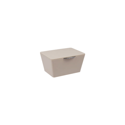 Wenko - Badbox with Lid Brazil Taupe - Stylish Storage Solution 🧺✨