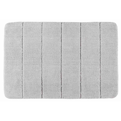 Wenko - Bath Mat Steps Dark Gray - Cozy, Slip-Resistant & Elegant Addition to Your Bathroom 🛁🌟