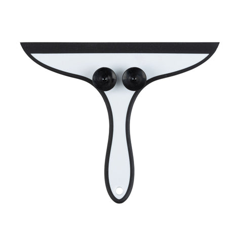 Wenko - Bathroom Wiper Ibos Black/White - Stylish Cleanliness for Your Bathroom 🛁✨